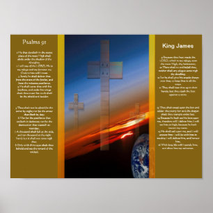 Psalms hoofdstuk 91 Posters 1