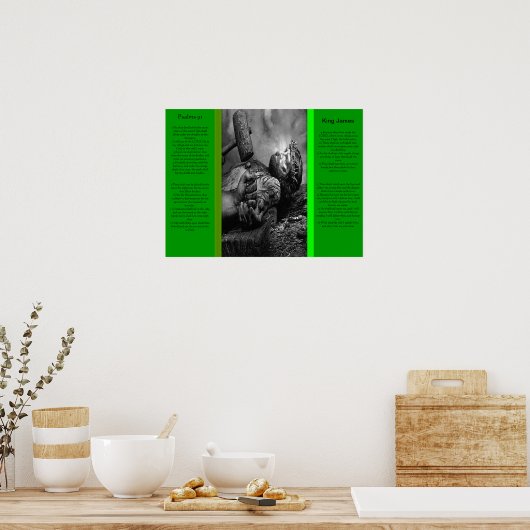 Psalms hoofdstuk 91 Posters 4 (Keuken)