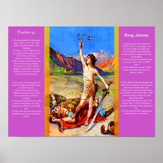 Psalms hoofdstuk 91 Posters 8 (Voorkant)