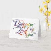 Psalms Kaart (Gele Bloem)