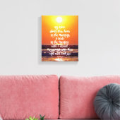 Psalms Morning Prayer Canvas Afdruk (Insitu (Woonkamer))