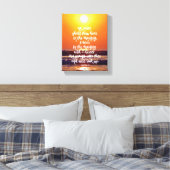 Psalms Morning Prayer Canvas Afdruk (Insitu (Slaapkamer))