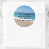 Psalms Ronde Sticker (Tas)