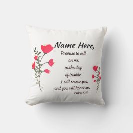 Psalms Scripting Cotton Sierkussen