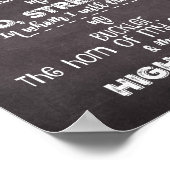 Psalms the Lord is mijn Rock, High Tower Verse Poster (Hoek)