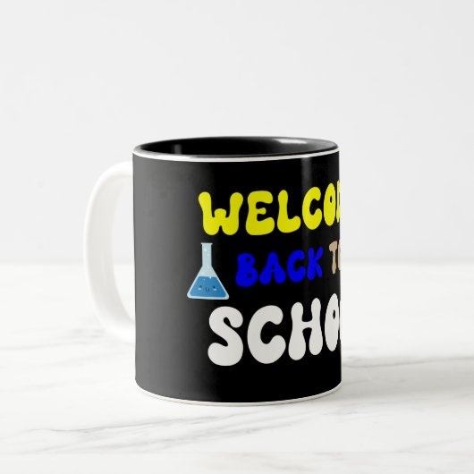 Pschool Humor Mok - Terug naar school 2025 (Voorkant links)