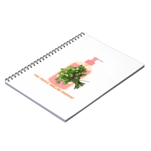 PSD – Mensen die vaatwasmiddel ruiken Grappig anti Notitieboek (Linkerzijde)