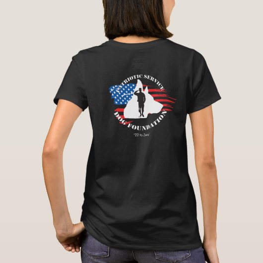 PSDF T-Shirt voor vrouwen (Achterkant)