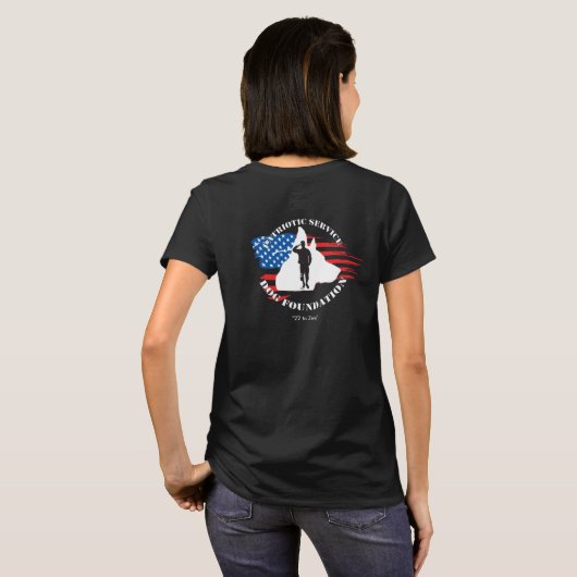 PSDF T-Shirt voor vrouwen (Achterkant volledig)