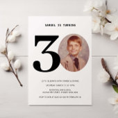 Pset 30th Birthday Foto Uitnodiging