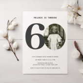  Pset 60th Birthday Foto Uitnodiging