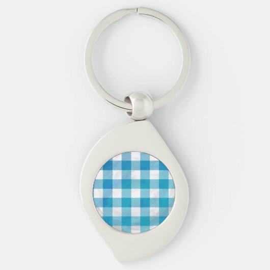 Pset Blue en White Sleutelhanger (Voorkant)