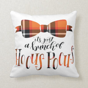 Pset Bow Hocus Pocus Halloween Pillow Kussen