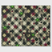 Pset British Soldier-kerstwerkpapier Cadeaupapier (Vlak)