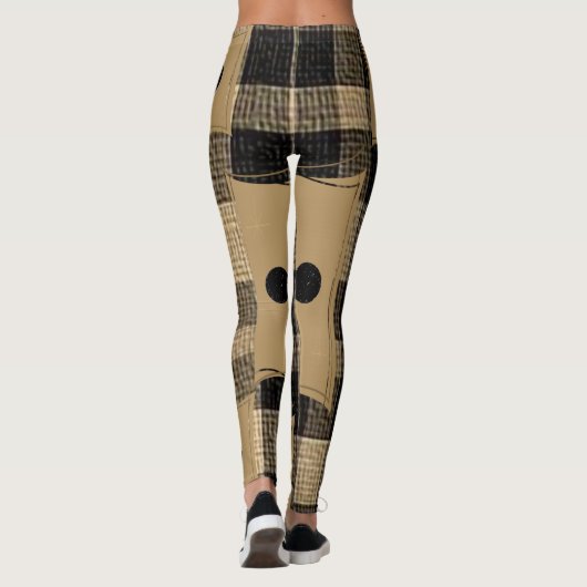 Pset Brown & Black Leggings (Achterkant)
