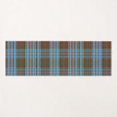 Pset Clan Anderson Blauwgroen Check Tartan Yogamat (Voorkant (horizontaal))