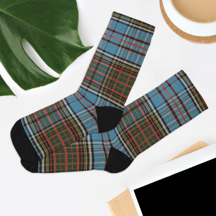 Pset Clan Anderson Pset Check Tartan Sokken