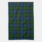 Pset Clan Campbell Milblauw Groen Tartan Theedoek (Verticaal)