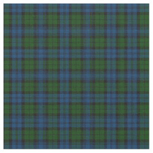 Pset Clan Campbell Militair Tartan Groen Zwart Stof