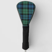 Pset Clan Campbell Rustic Green Tartan Golfheadcover (Voorkant)