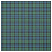 Pset Clan Campbell Tartan Green Blue Check Stof (Swatch)