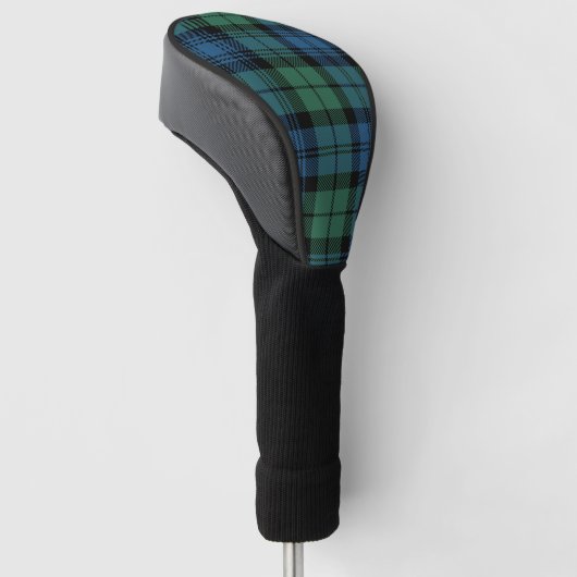 Pset Clan Campbell Tartan Green Check Golfheadcover (Schuin)