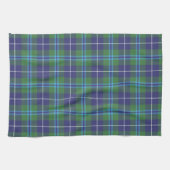 Pset Clan Douglas Blue Green Check Tartan Theedoek (Horizontaal)