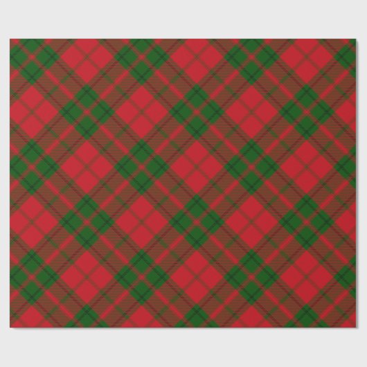 Pset Clan Drummond Tartan Scottish Pattern Cadeaupapier (Vlak)