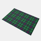 Pset Clan Duncan Green Check Tartan Deurmat (Schuin)