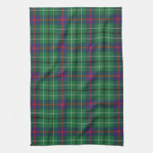 Pset Clan Duncan Tartan Pattern Green Black Theedoek (Verticaal)
