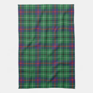Pset Clan Duncan Tartan Pattern Green Black Theedoek