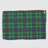 Pset Clan Duncan Tartan Pattern Green Red Black Golfhanddoek (Horizontaal)
