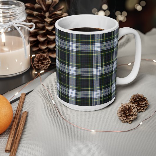 Pset Clan Gordon Green White Tartan Koffiemok