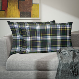 Pset Clan Gordon Tartan Green White check Accent Kussen