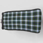 Pset Clan Gordon Tartan Green White check Golfheadcover (Voorkant)