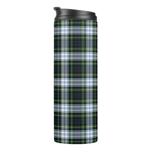 Pset Clan Gordon White Green Check Tartan Thermosbeker (Geroteerd rechts)