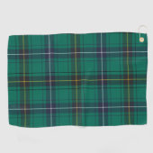 Pset Clan Henderson Green Check Tartan Golfhanddoek (Horizontaal)