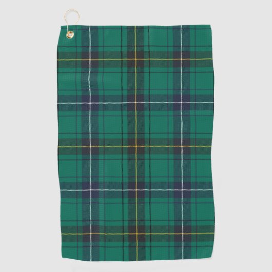 Pset Clan Henderson Green Check Tartan Golfhanddoek (Voorkant)
