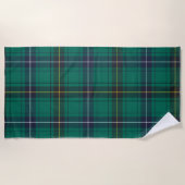 Pset Clan Henderson Green Check Tartan Strandlaken (Voorkant)