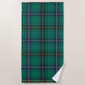 Pset Clan Henderson Green Check Tartan Strandlaken (Voorkant)