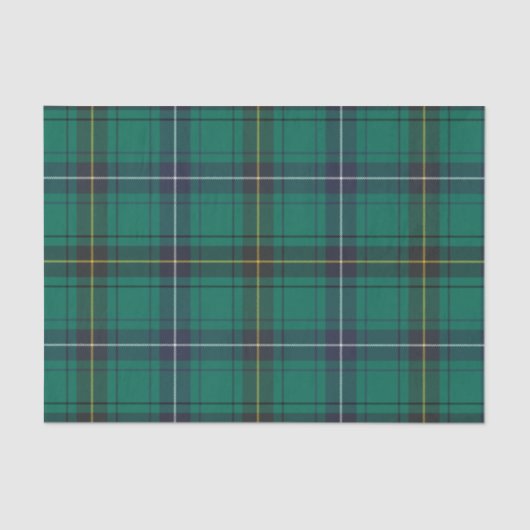 Pset Clan Henderson Green Check Tartan Tissuepapier (Voorkant)