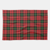 Pset Clan Kerr Red Green Black Check Tartan Theedoek (Horizontaal)