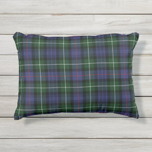 Pset Clan MacKenzie Paars Green Check Tartan Buitenkussen