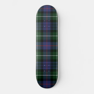 Pset Clan MacKenzie Paars Green Check Tartan Persoonlijk Skateboard