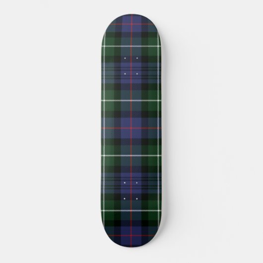 Pset Clan MacKenzie Paars Green Check Tartan Persoonlijk Skateboard (Voorkant)