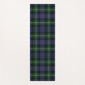 Pset Clan MacKenzie Paars Green Check Tartan Yogamat (Voorkant)