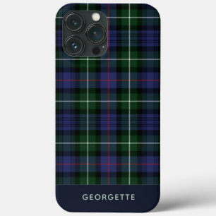 Pset Clan MacKenzie Paars Tartan Aangepast Case-Mate iPhone Case