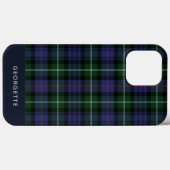 Pset Clan MacKenzie Paars Tartan Aangepast Case-Mate iPhone Case (Achterkant (horizontaal))