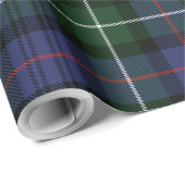 Pset Clan MacKenzie Rustic Holiday Tartan Cadeaupapier (Rol Hoek)