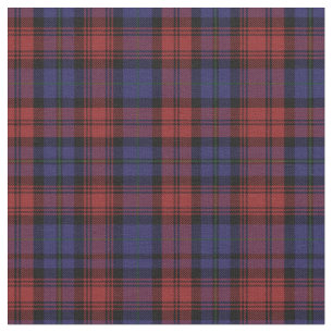 Pset Clan MacLachlan Tartan Paars Black Check Stof